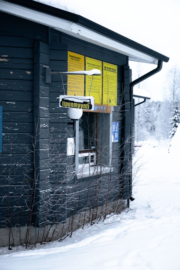 Verlaten piste van Paljakka