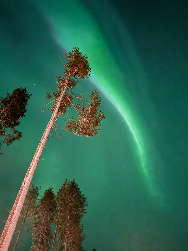 Noorderlicht in Paljakka Finland