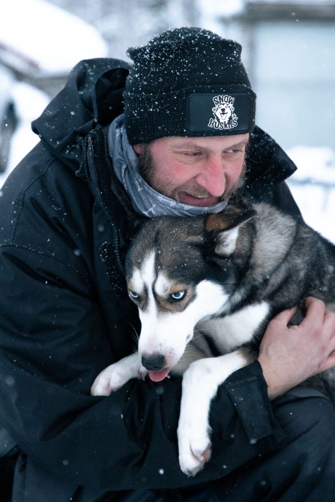 Husky's van Snow huskies