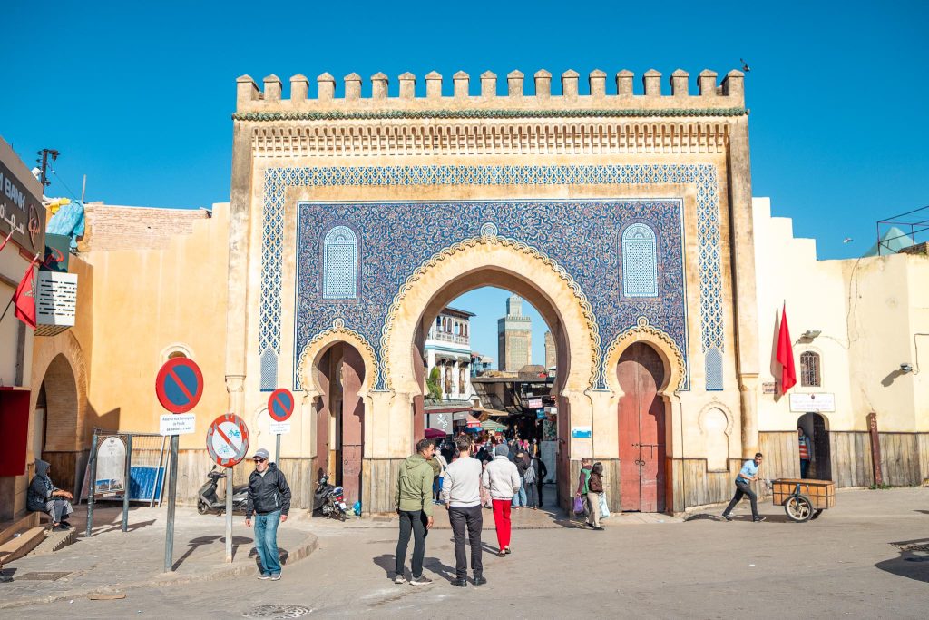 Bab Boujloud, de Blue Gate in de medina van Fez