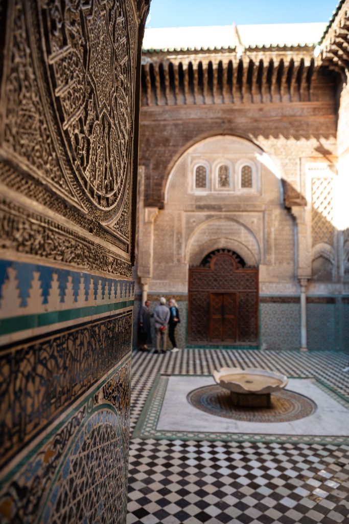 Madrassa Bou Inania in de medina van Fez