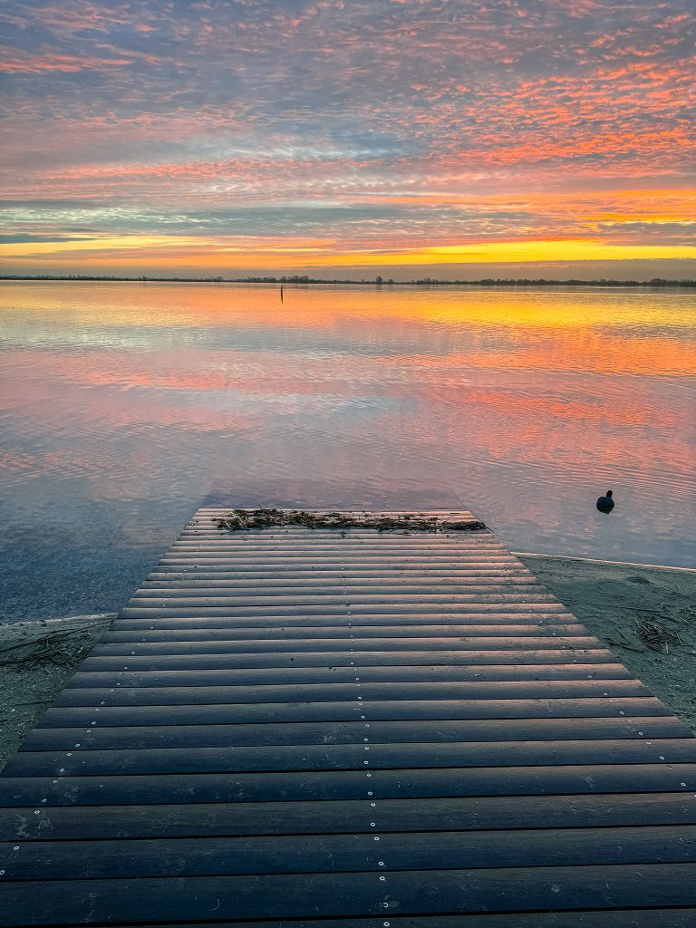 Zonsopgang bij de Reeuwijkse Plassen