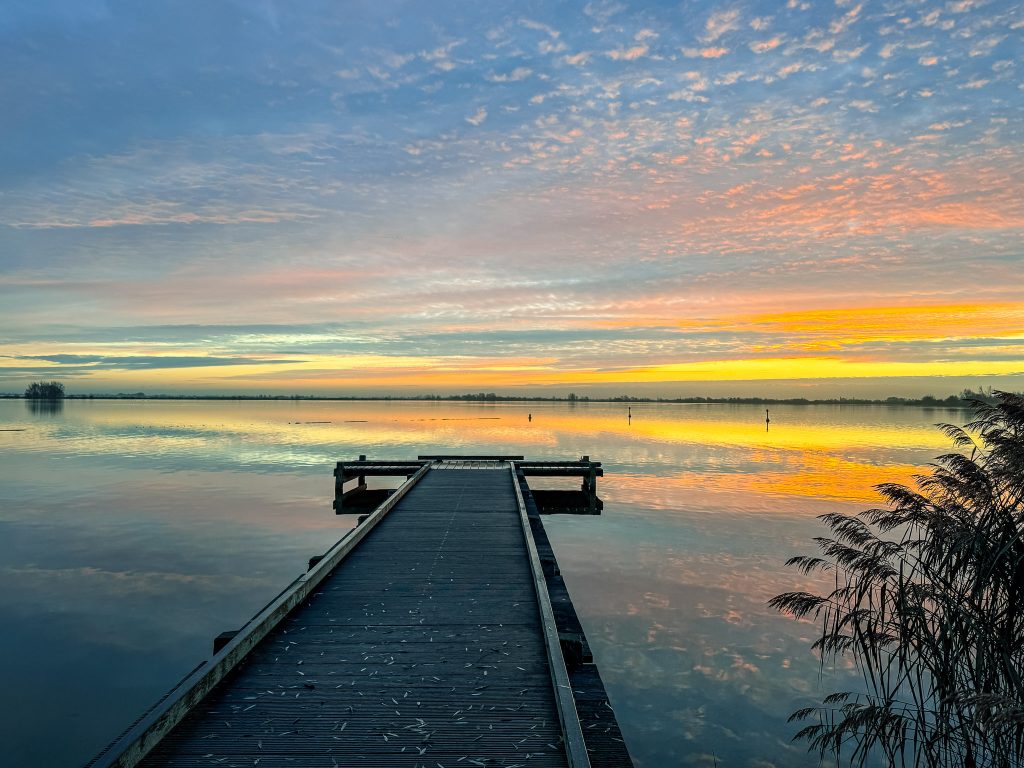 Zonsopgang bij de Reeuwijkse Plassen