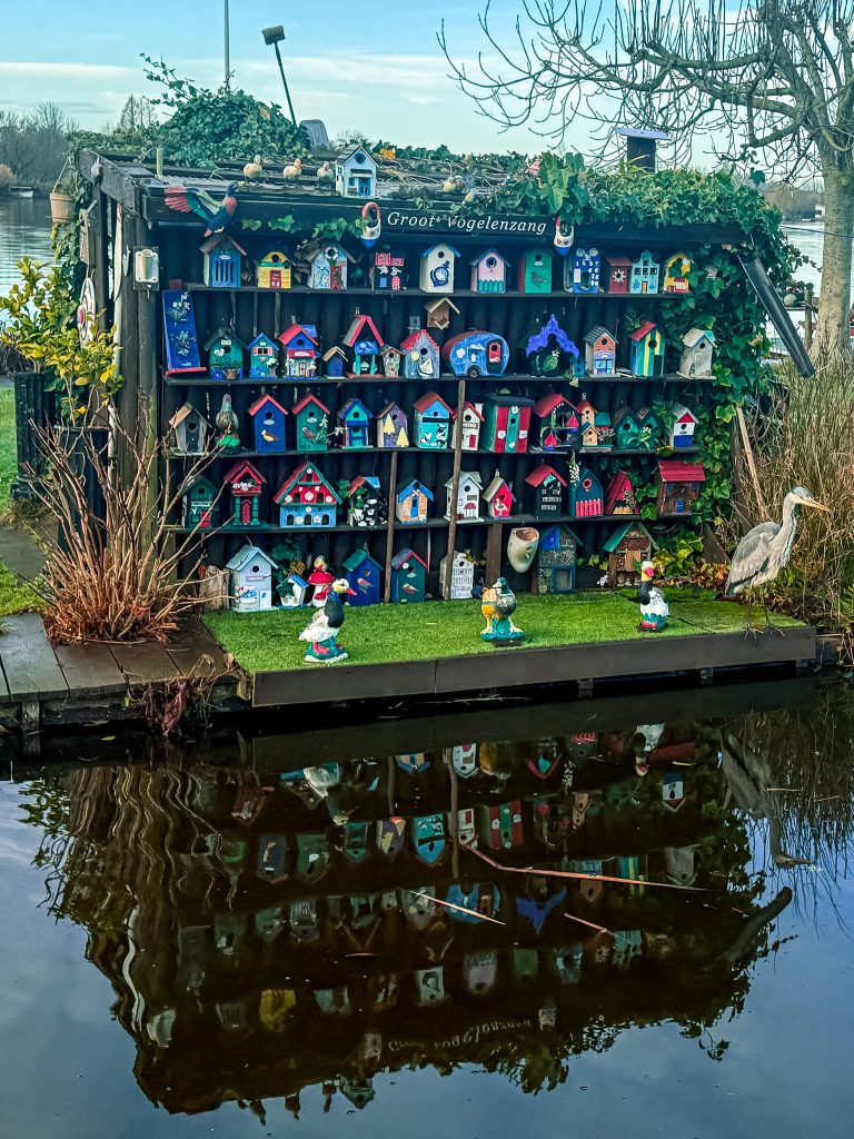Vogelhuisjes verzameling