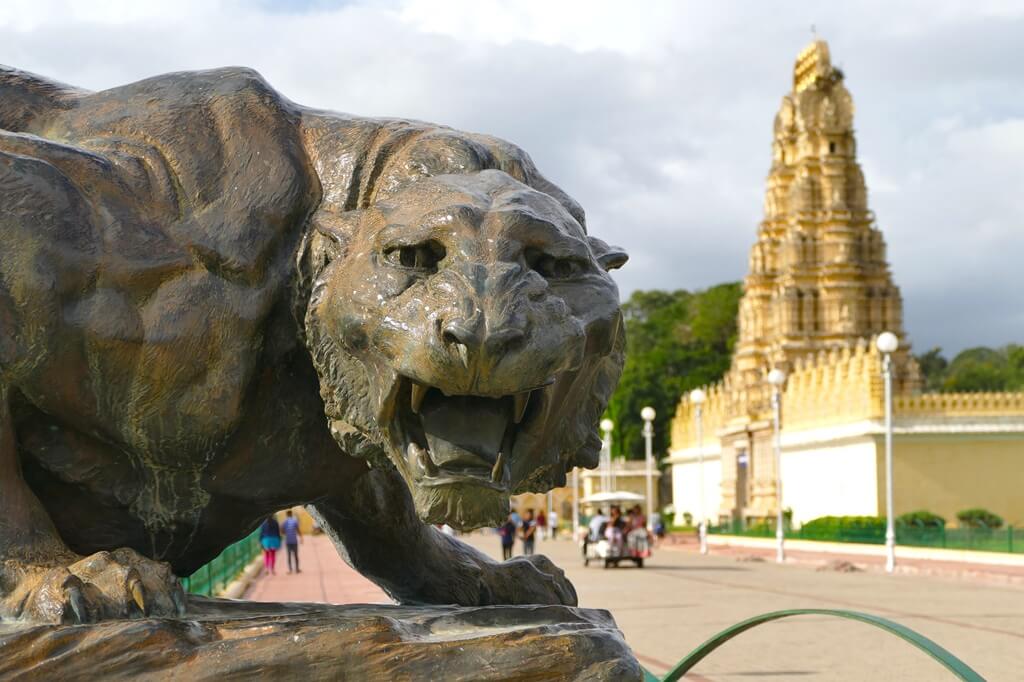 De tijger staat centraal rondom Mysore