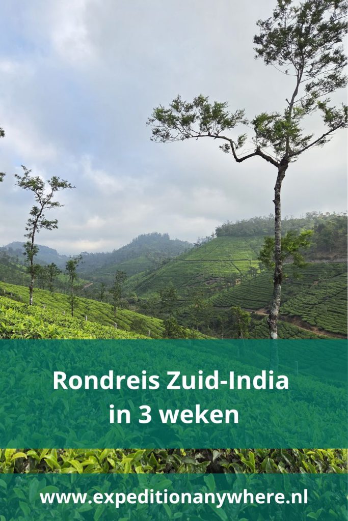 Reisroute voor een rondreis door zuid India in drie weken