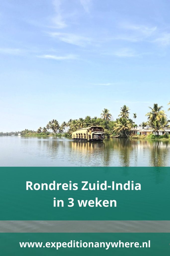 Reisroute voor een rondreis door zuid India in drie weken