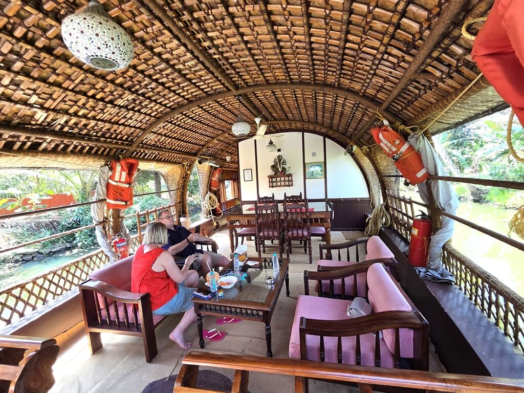 De houseboats in Alleppey zijn allemaal uniek en ontzettend relaxt.