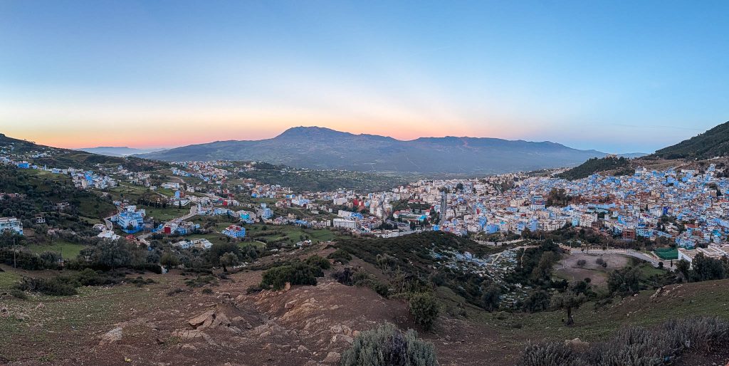 Zonsopgang boven Chefchaouen