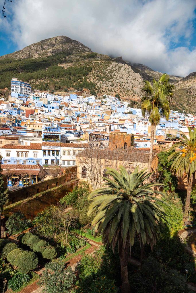 Uitzicht van de toren van de Kasbah van Chefchaouen
