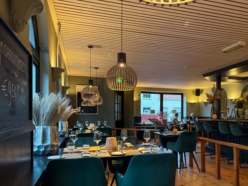 Gerechten Brasserie de Cleenne Mossel.