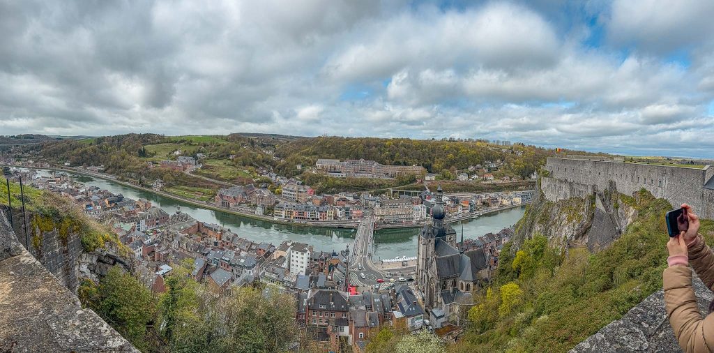 Uitzicht op Dinant