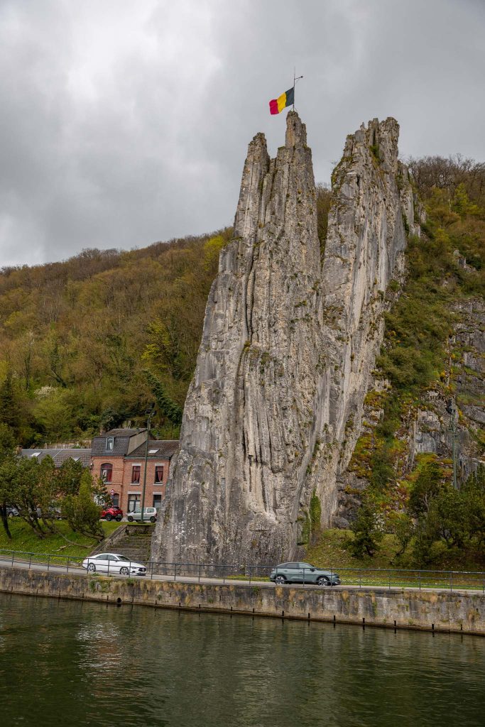 Langs de Maas in Dinant Belgie