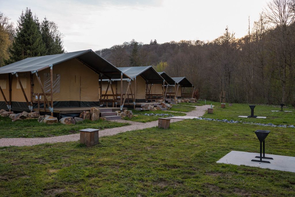 Glamping tenten Landal Namure Nature in Namen België