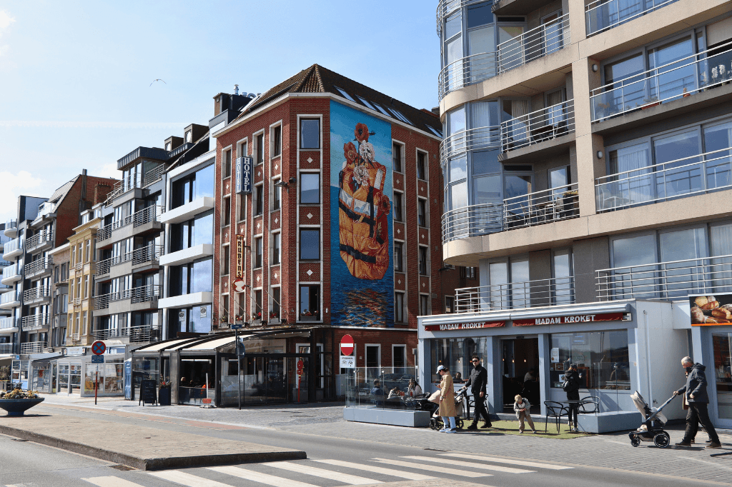 Veel street art in deze Belgische kustplaats heeft met de zee te maken
