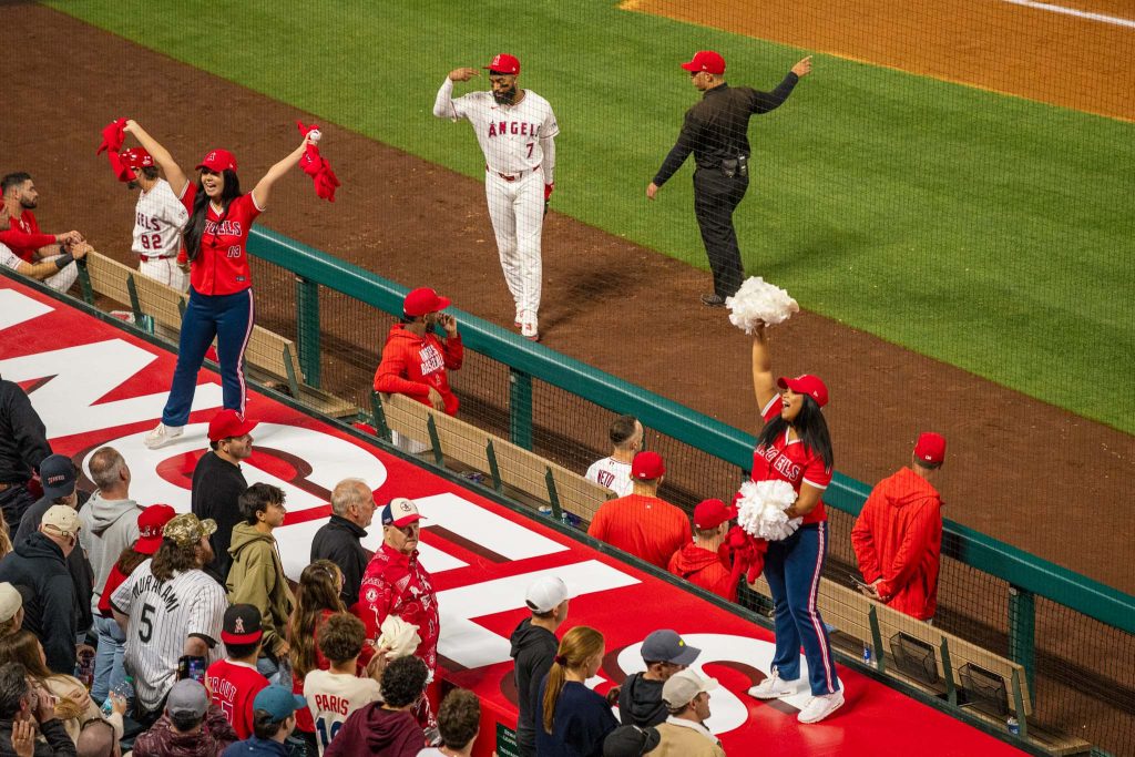 Cheerleaders Los Angeles Angels