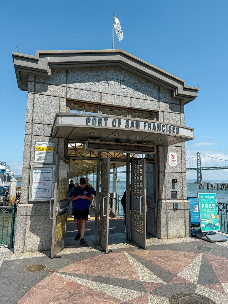 Aankomst Ferrie Building San Francisco