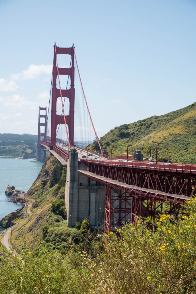 De Golden Gate Bridge vanaf Sausalito