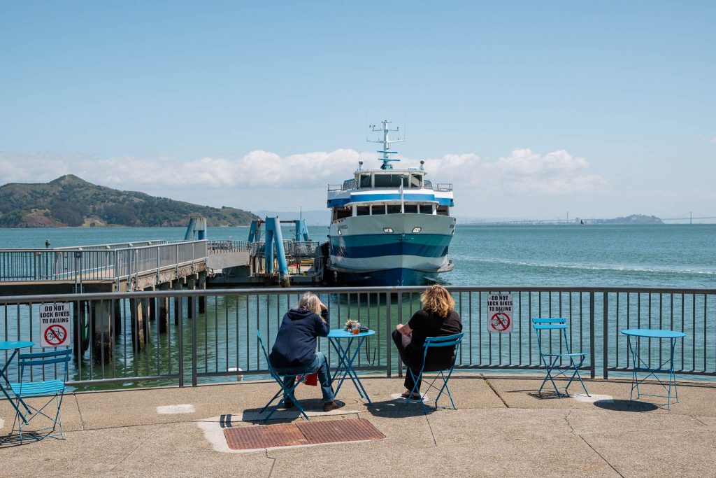 Ferry terug naar San Francisco vanaf Sausalito
