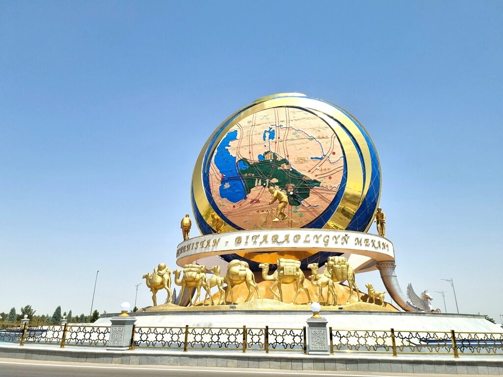 Rotondekunst in Ashgabat