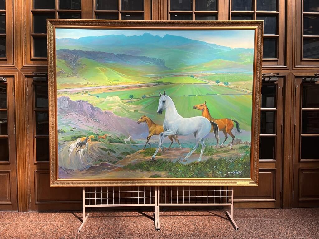 De prachtige schilderijen in het Nationaal Museum van Turkmenistan