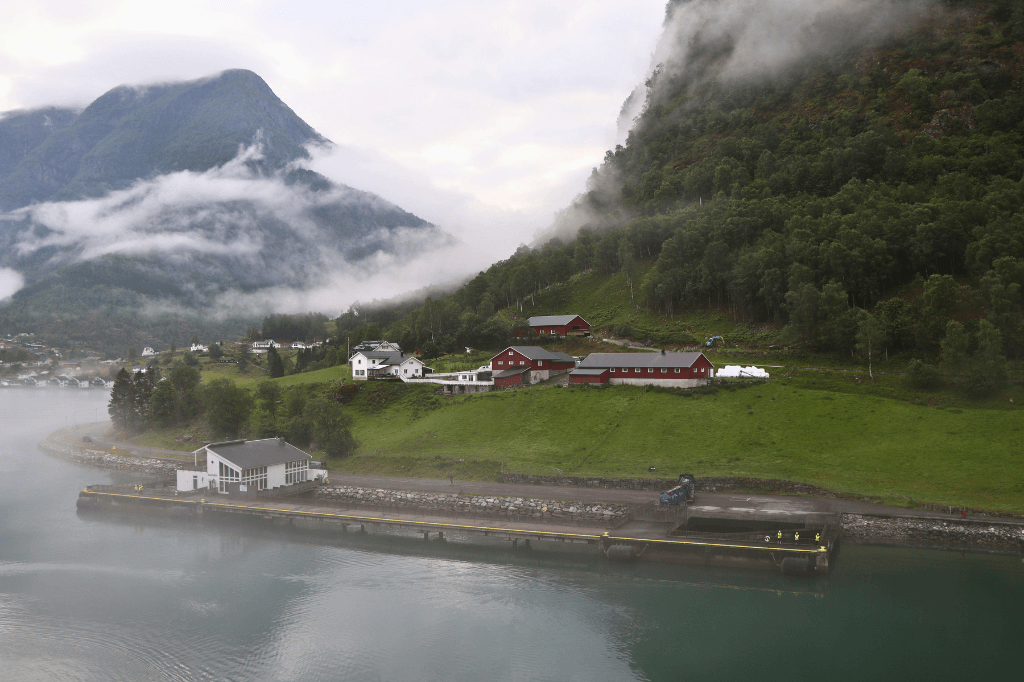 Skjolden is een van de leukste cruisehavens in Noorwegen