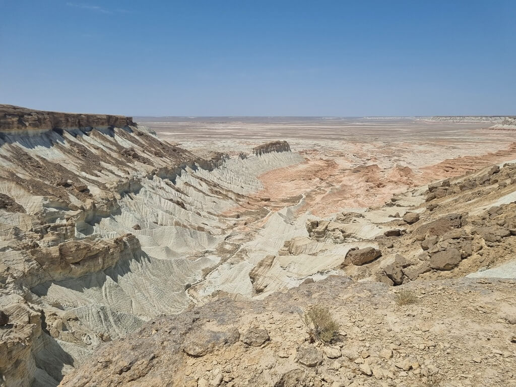 Buitenaardse landschappen in Turkmenistan