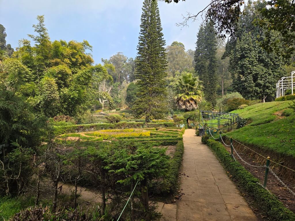 De botanische tuin in Coonoor is mooier dan die in Ooty