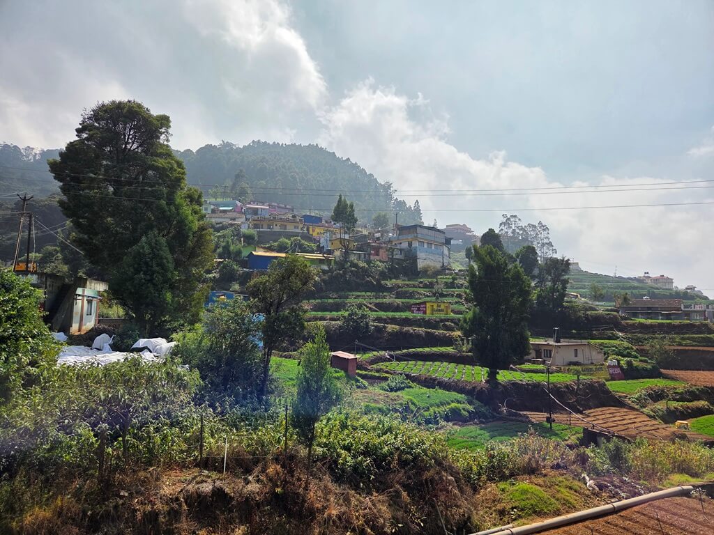 De uitzichten vanuit Ooty zijn prachtig