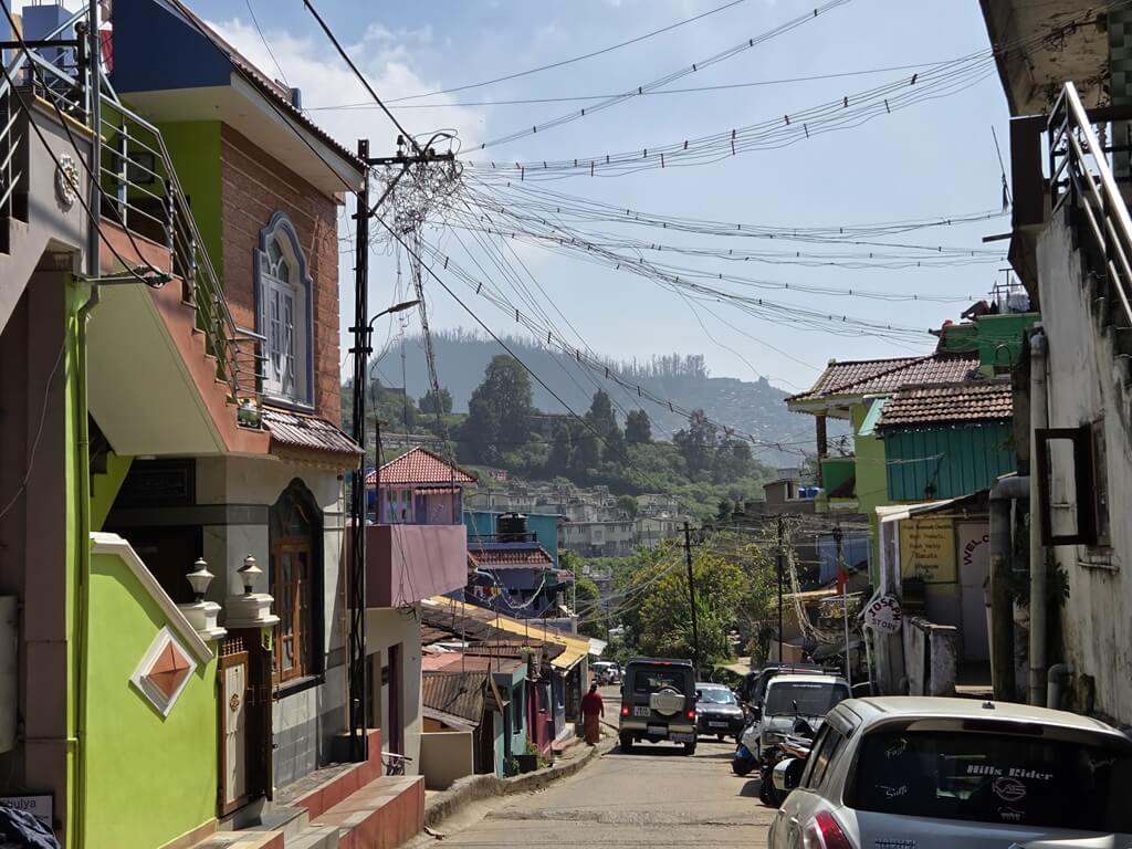 Het straatleven in Ooty, India