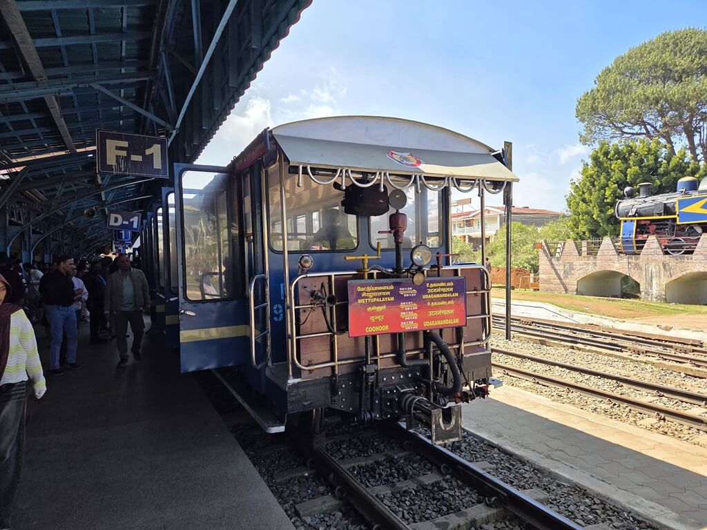 Tussen Ooty en Coonoor rijdt de zogenaamde toy train