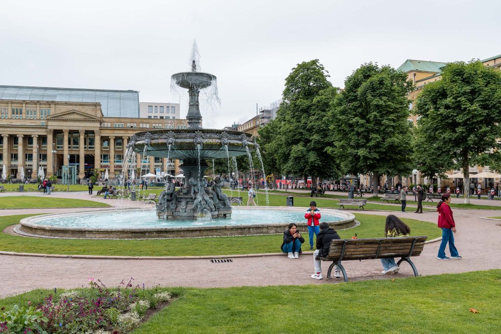 Schlossplatz het hart van Stuttgart
