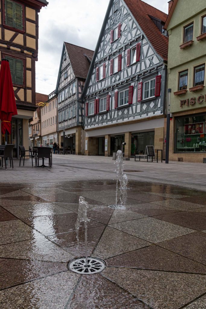 Centrum van Marbach am Neckar
