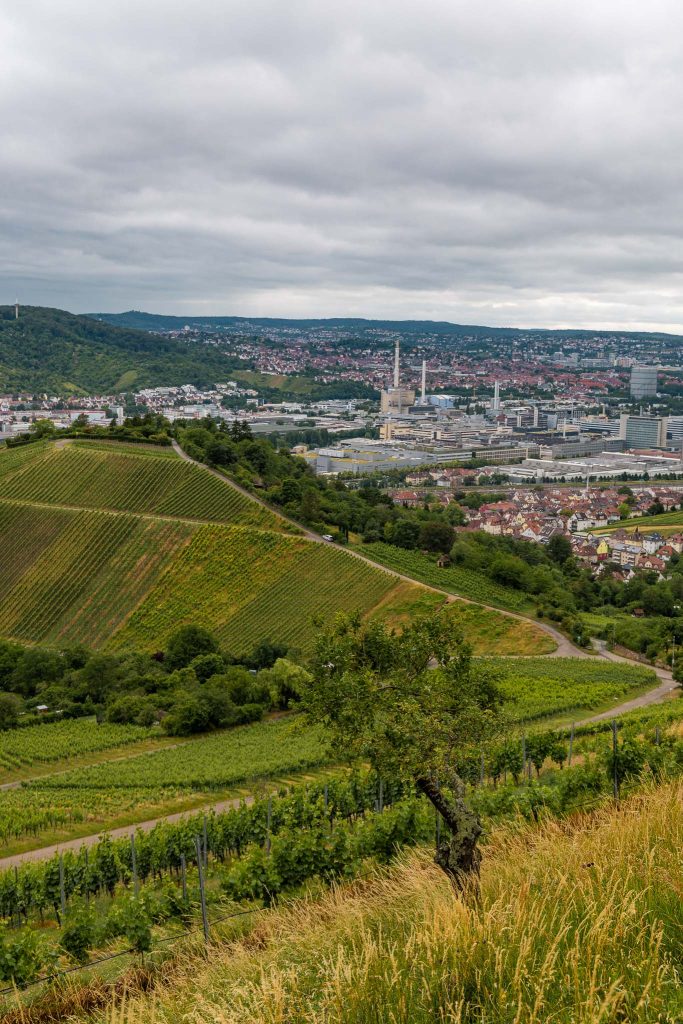 Uitzicht op Stuttgart