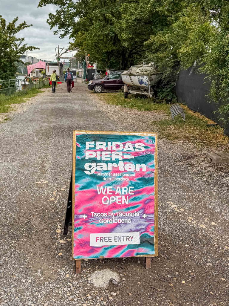 Frida's pier op de Neckar