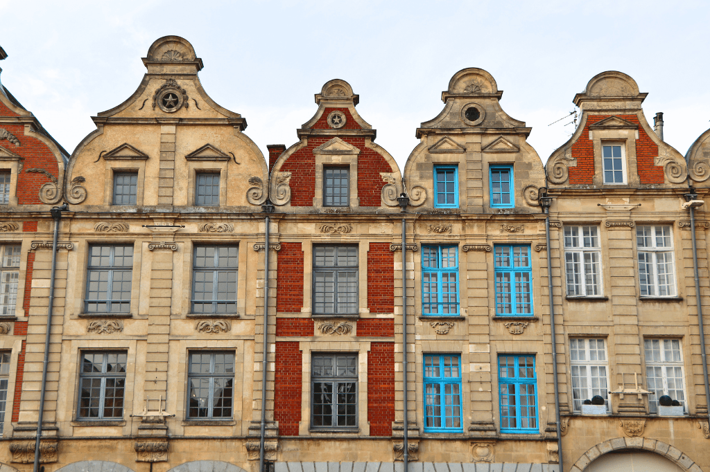 Prachtige herenhuizen in Arras, ook wel Atrecht genoemd