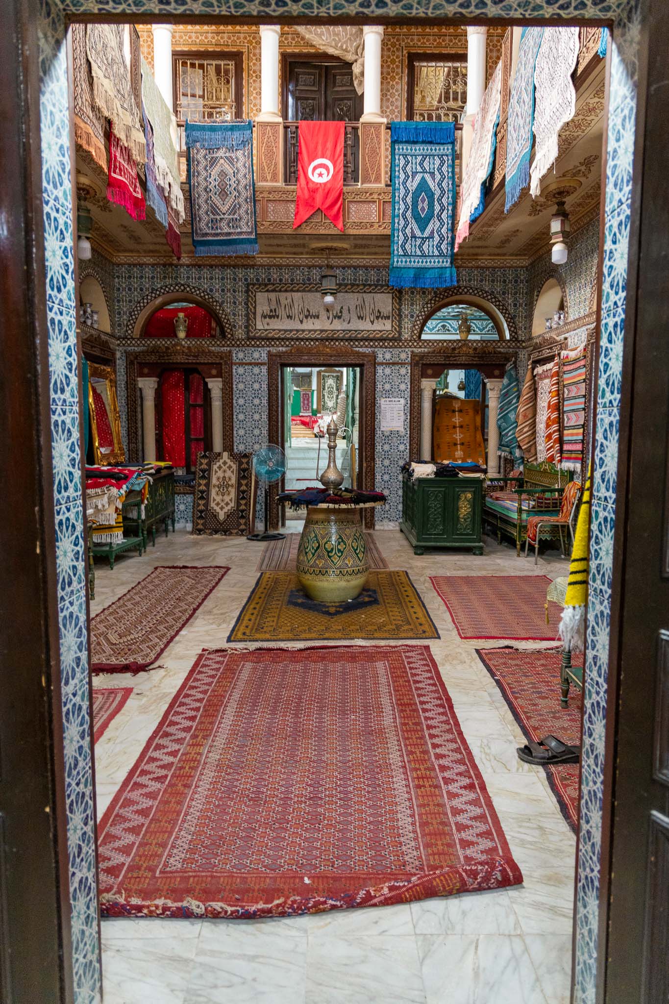 Tapijtjes in Kairouan Tunesie