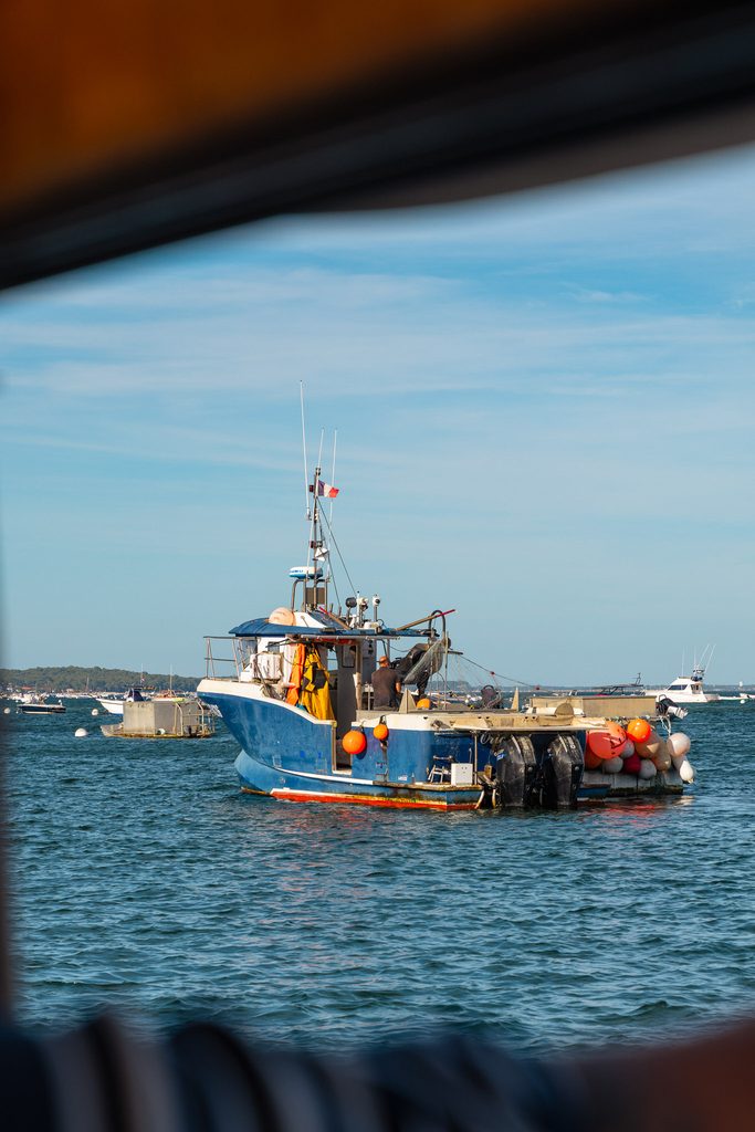 Oesterdorpjes langs de kust van Cap Ferret
