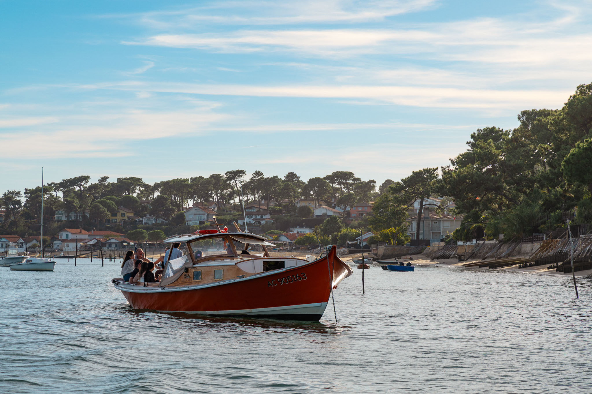 Bootje varen in de baai van Arcachon