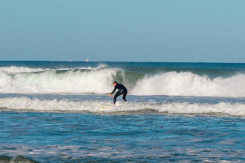 Surfen op de Atlantische Oceaan bij Cap Ferret