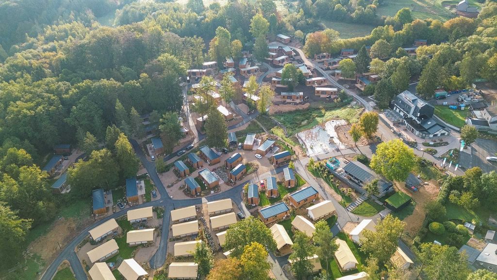 Drone shot Landal Val de Bois