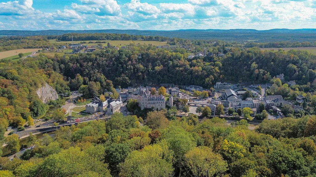 Drone shot van Durbuy